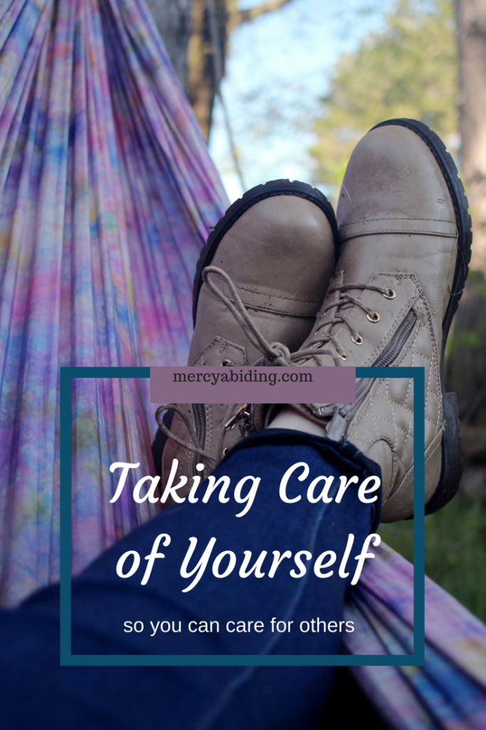 image of hammock, self-care in rest