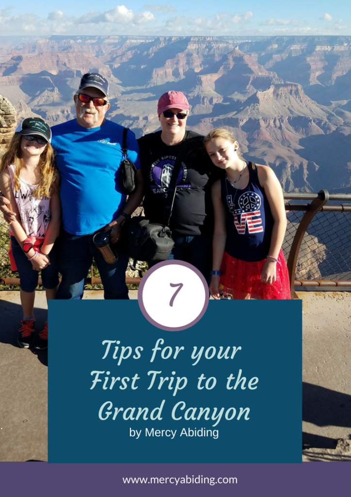 Family at Mather Point, Grand Canyon