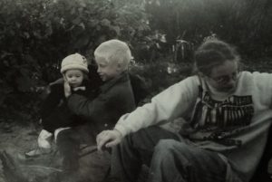 kids around a campfire