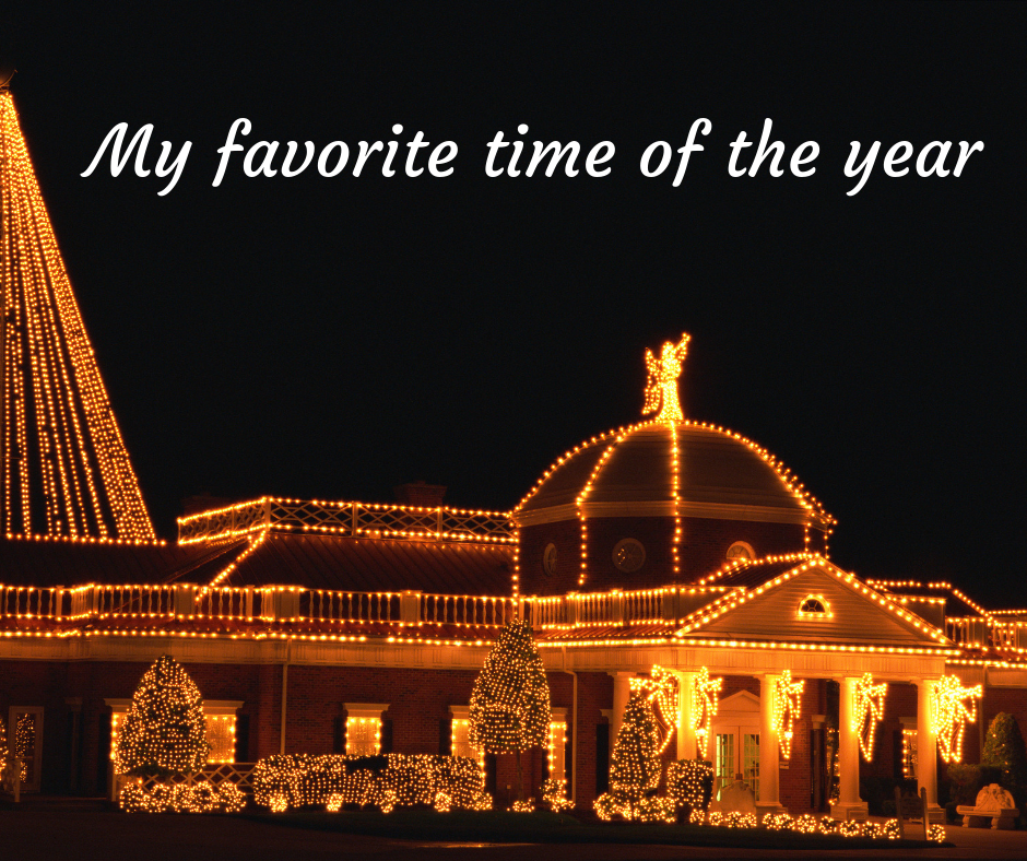 image of House with Christmas lights - My favorite time of the year