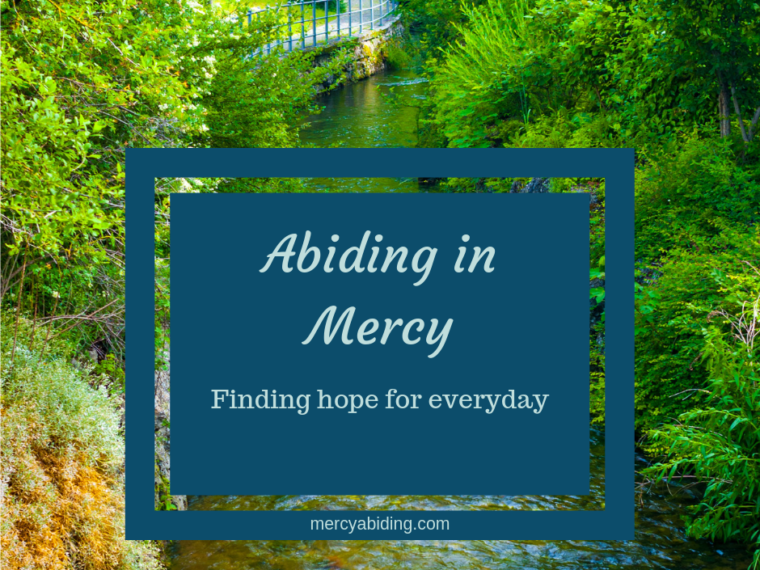 image of stream, abiding in mercy, finding hope for everyday